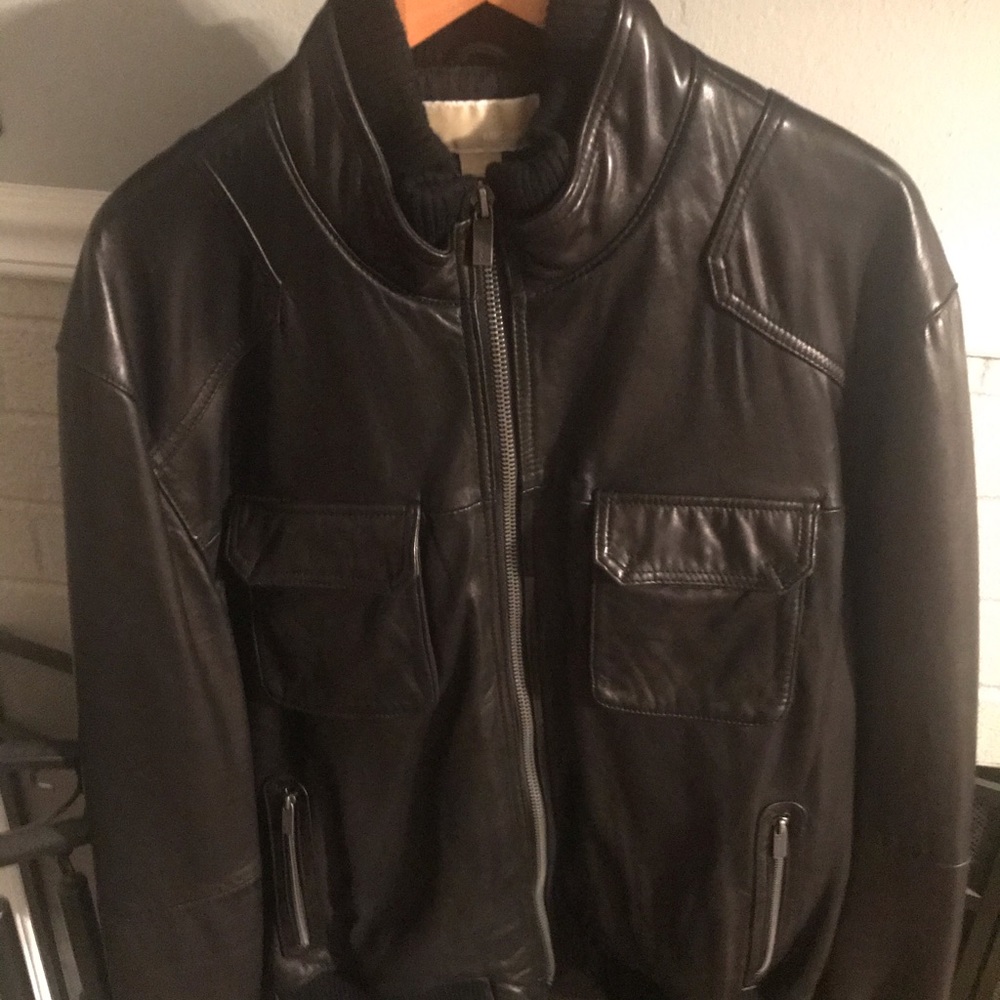 Men’s XL Michael Kor leather jacket